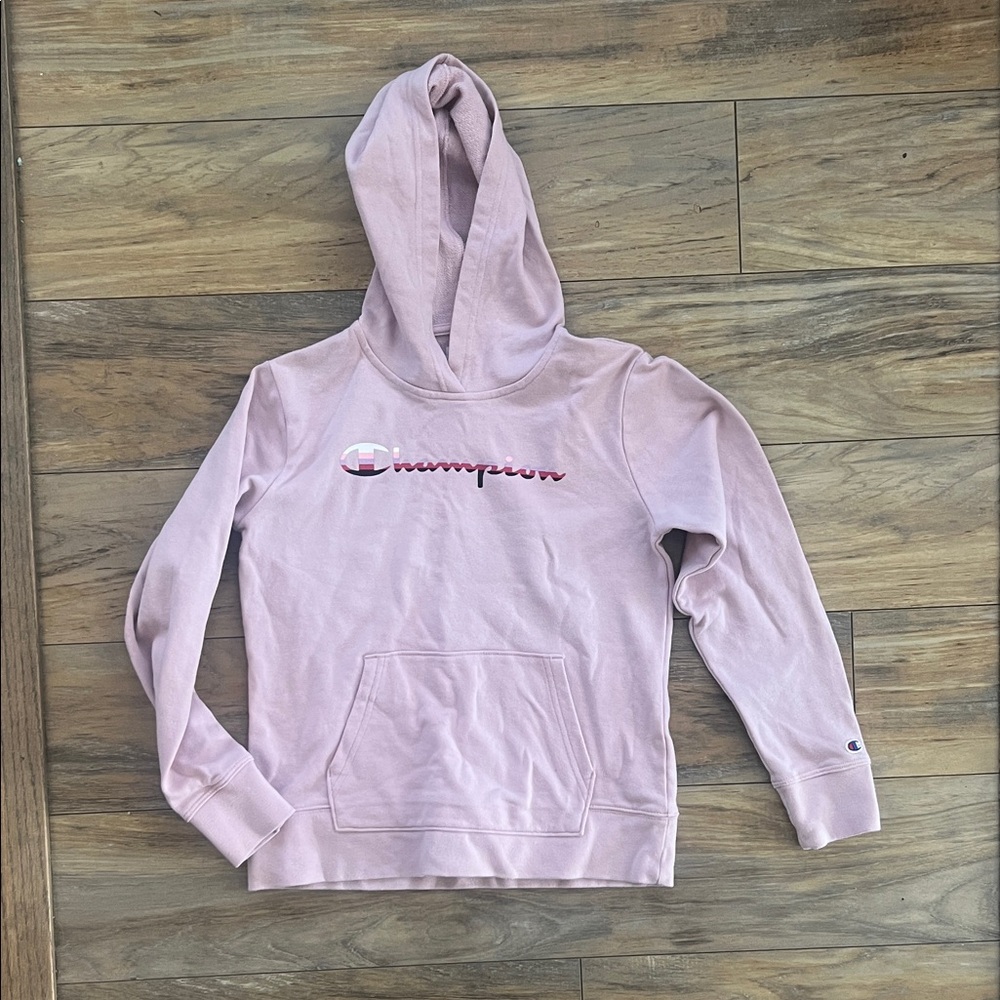 Champion Light Pink Pullover Hoodie